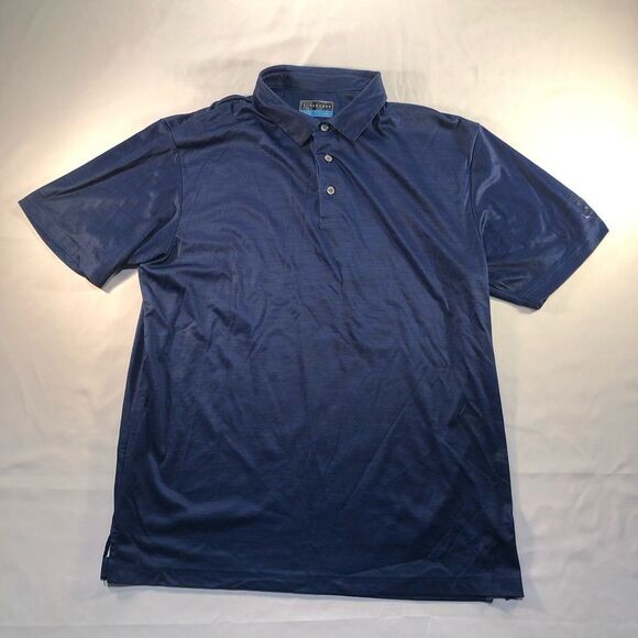 PGA Tour Blue Short sleeve size Large Polo - Picture 1 of 10
